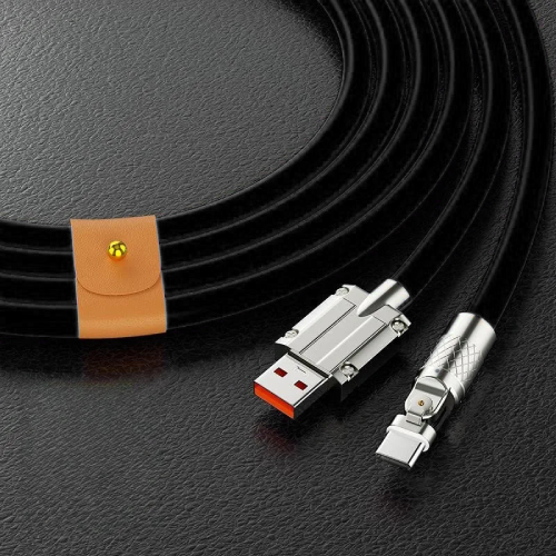 Cable USB Tipo C 180° - Carga Rápida 120W para iPhone y Samsung